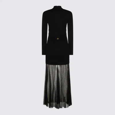 Twinset Dresses Blacks And Greys In Black