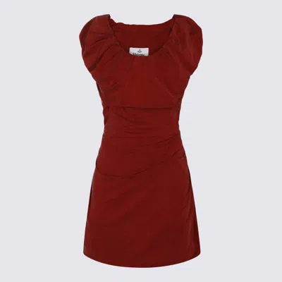 Vivienne Westwood Red Mini Dress In Black