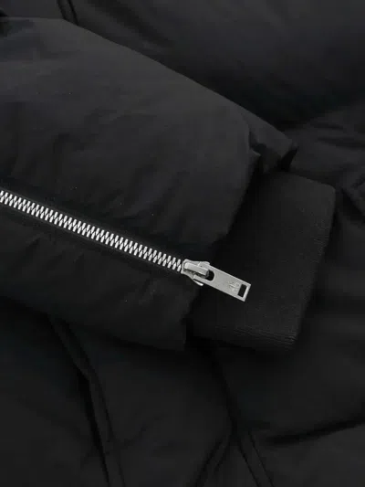 Moose Knuckles Cloud 3q Black Padded Parka In Metal