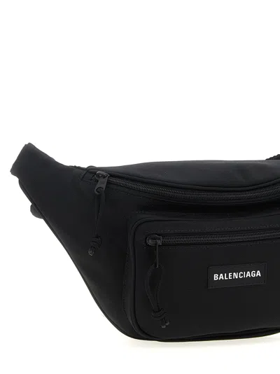Balenciaga Explorer Crossbody Bags Black In Black