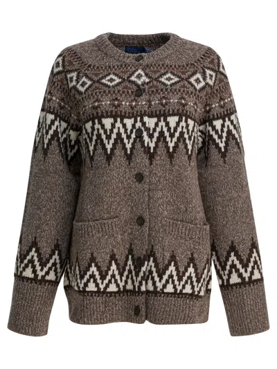 Polo Ralph Lauren Fair Isle Knitwear Brown In Multi