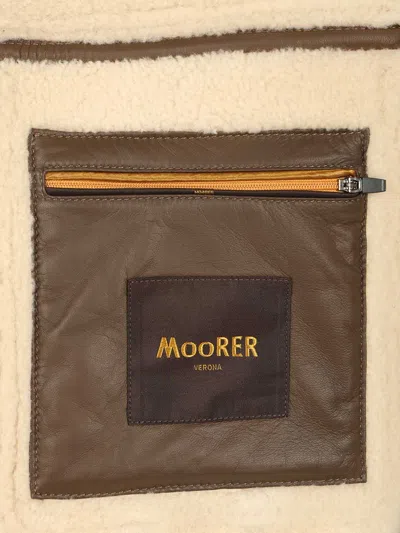 Moorer Fiano-me7 Montone Giubbo Coats Brown In Nude