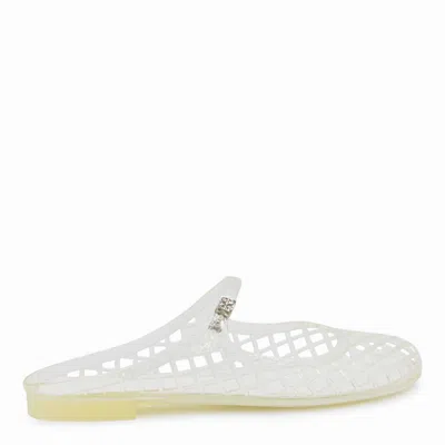 Tory Burch Flat Shoes Clear/silver In Multi