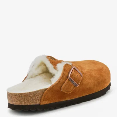 Birkenstock Boston Shearling Mink Clog In Multi