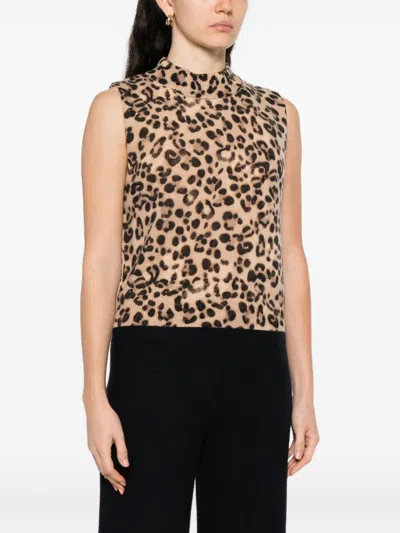 Semicouture Frederique Wool And Cashmere Vest In Multi