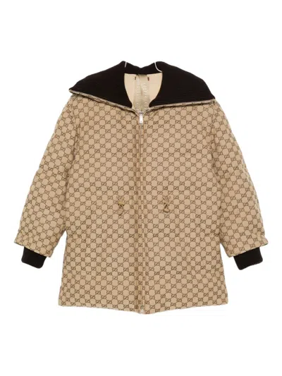 Gucci Bomber Jacket With Ribbed Collar And Cuffs