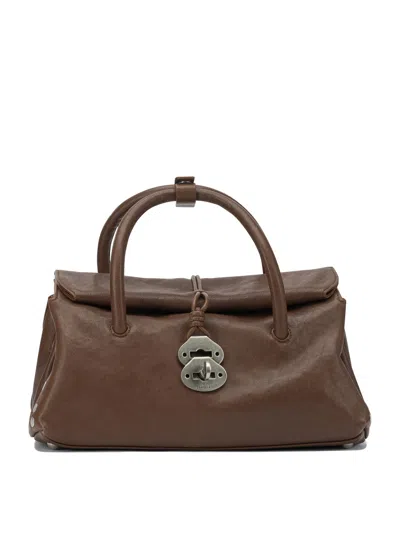 Zanellato Handbags Brown In Pink
