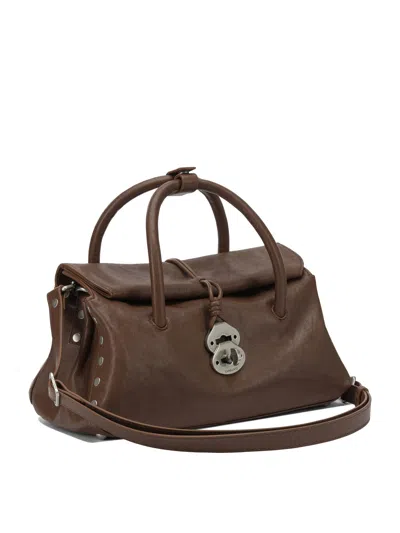 Zanellato Handbags Brown In Pink
