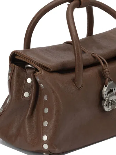 Zanellato Handbags Brown In Pink