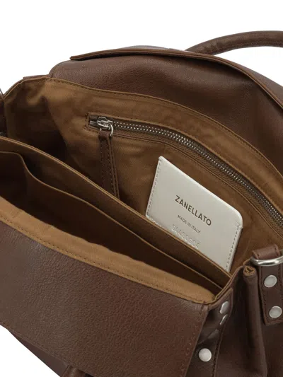 Zanellato Handbags Brown In Pink