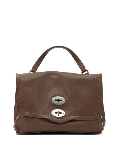 Zanellato Handbags Brown In Metallic