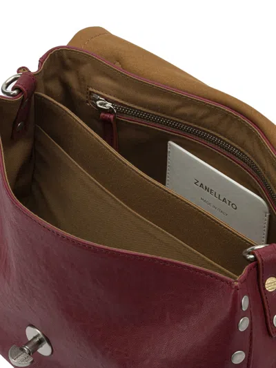 Zanellato Postina Tabacco Baby Leather Handbag