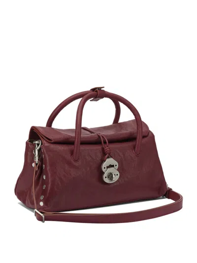 Zanellato Chic Shoulder Bag Featuring Studded Accents