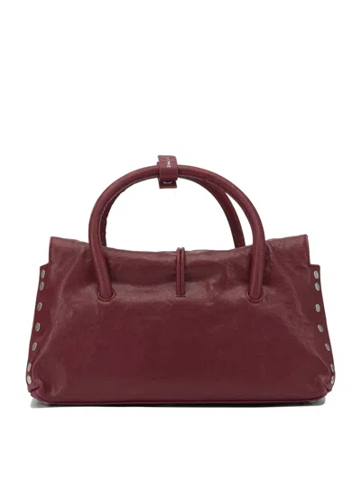 Zanellato Chic Shoulder Bag Featuring Studded Accents