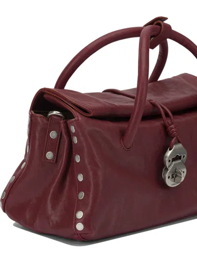 Zanellato Chic Shoulder Bag Featuring Studded Accents