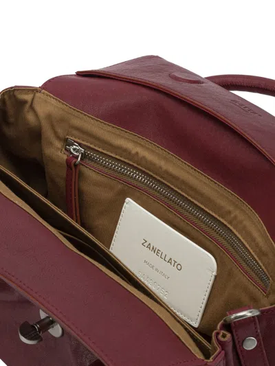 Zanellato Chic Shoulder Bag Featuring Studded Accents