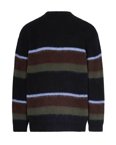 Carhartt Mens Sundling Palisander Merton Striped Knitted Jumper In Multi
