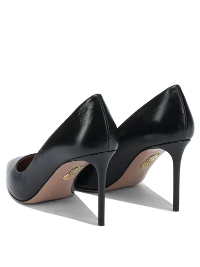 Aquazzura Purist 85 Patent Leather Pumps In Black
