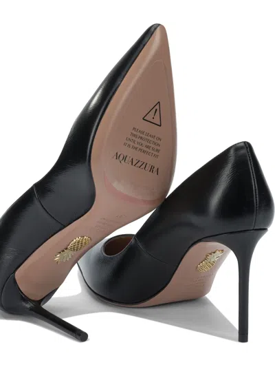 Aquazzura Purist 85 Patent Leather Pumps In Black