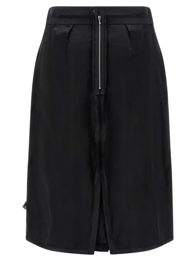 Maison Margiela Inside-up Skirt Skirts Multicolor In Black