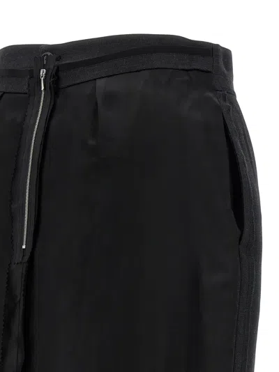 Maison Margiela Inside-up Skirt Skirts Multicolor In Black