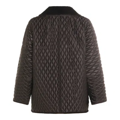 Burberry Jackets Blacks And Greys In Black