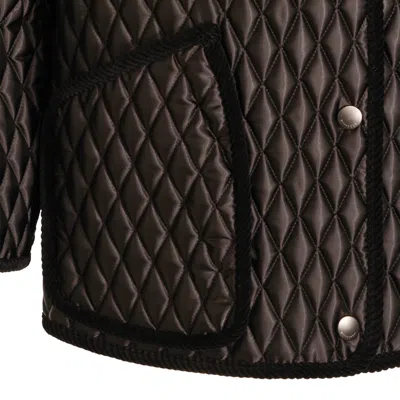 Burberry Jackets Blacks And Greys In Black