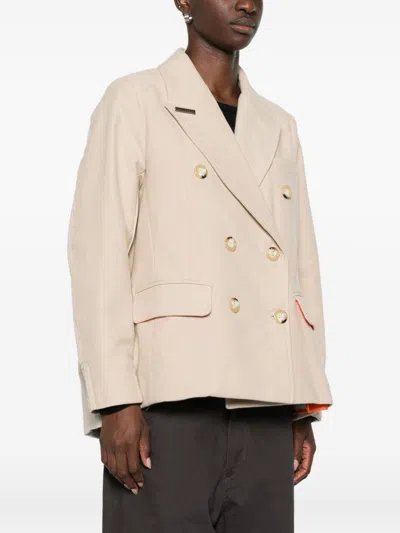 Front Street Jackets Light And Natural In Neutral