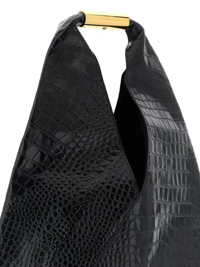 Mm6 Maison Margiela Japanese Shoulder Bags Black In Pink