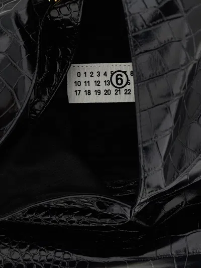 Mm6 Maison Margiela Japanese Shoulder Bags Black In Pink