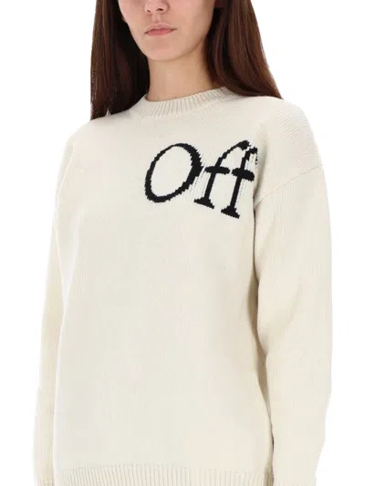 Off-white Jersey With Logo In White