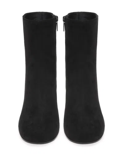Gianvito Rossi Women Joelle Suede Leather Ankle Boots In Black
