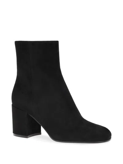 Gianvito Rossi Women Joelle Suede Leather Ankle Boots In Black