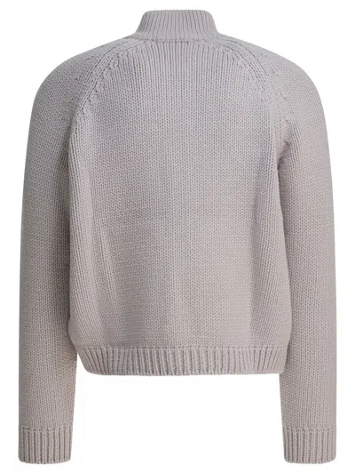Our Legacy Raglan-sleeve Zip-up Cardigan In Gray