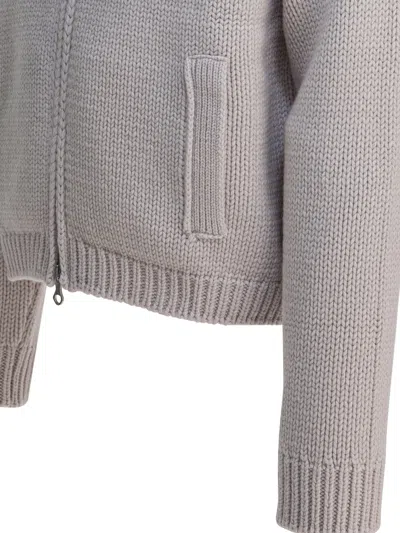 Our Legacy Raglan-sleeve Zip-up Cardigan In Gray