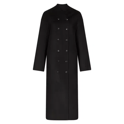 Lou Lou De Saison Leather Coats In Black