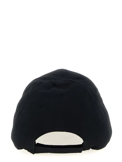 Balenciaga Logo-embroidered Baseball Cap In Black