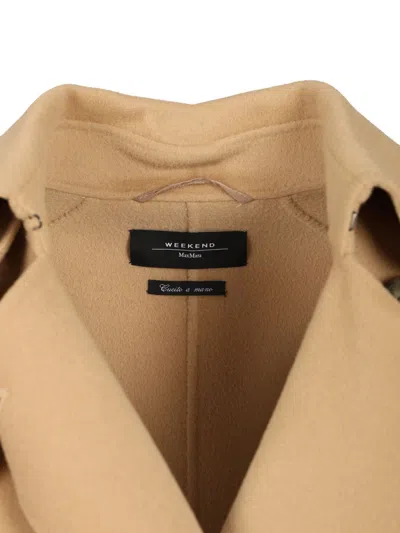 Weekend Max Mara Long Coat Cadine Coats Brown In Brown