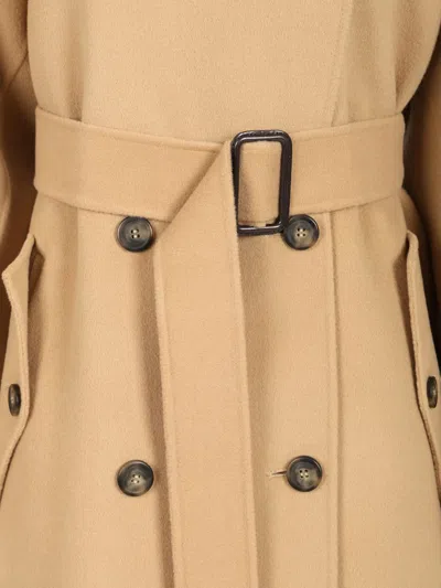 Weekend Max Mara Long Coat Cadine Coats Brown In Brown