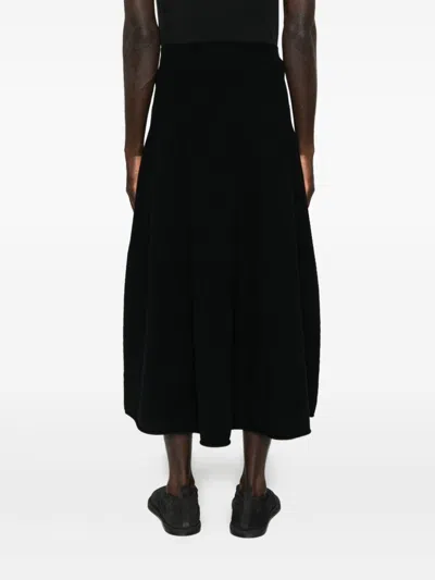 Extreme Cashmere Skirts Blue In Black