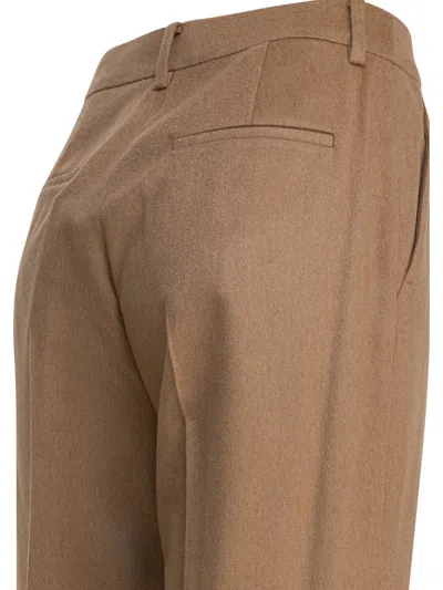 Max Mara Men's Pants In Camel Trousers Brown In Brown