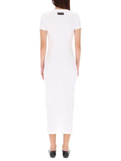 Marine Serre Midi Dress Moon In White