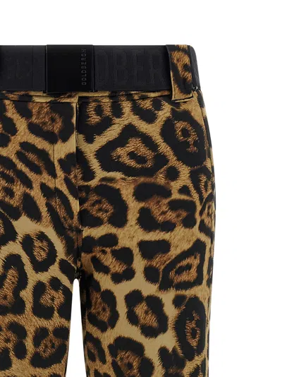Goldbergh Purr Leopard-print Ski Pants In Animal Print