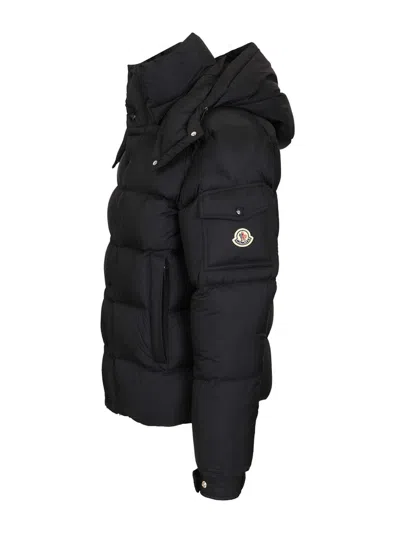 Moncler Maya 70 Short Down Jacket Duvets And Padded Items Black In Black
