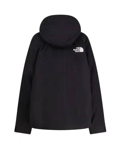 The North Face Mountain Down Jacket Hooded Long Sleeves In Black