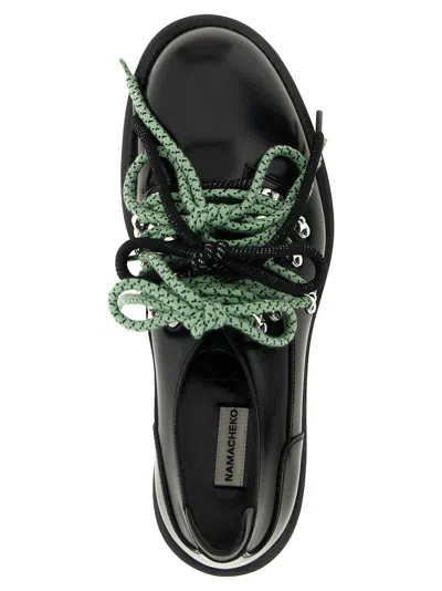 Namacheko Mountain Derby Lace-up Shoes In Black