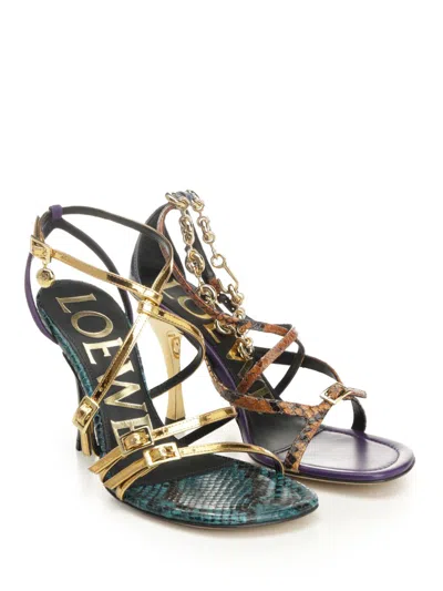 Loewe New Comic Sandals Multicolor In Blue