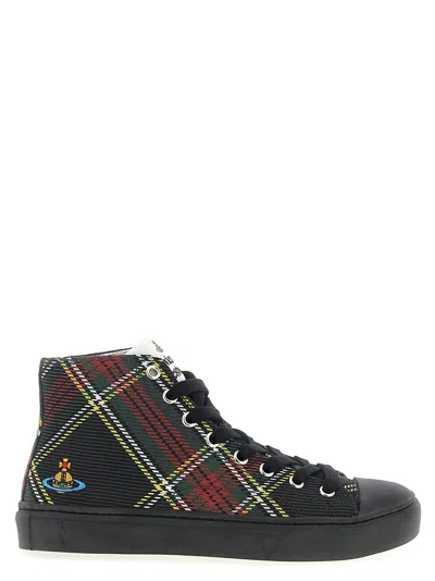 Vivienne Westwood High-top Rubber Sole Sneakers In Multi
