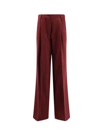 Dries Van Noten Portias Tailored Wool Pants In Brown