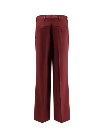 Dries Van Noten Portias Tailored Wool Pants In Brown